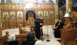 Από την ομιλία του π. Εφραίμ στην Αγ. Τριάδα Από την ομιλία του π. Εφραίμ στην Αγ. Τριάδα