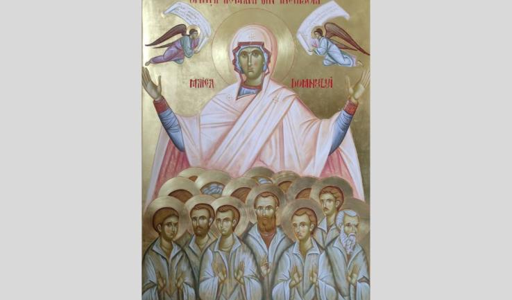 Νυχτερινή Θεία Λειτουργία ρουμάνων νεομαρτύρων στην Αγία Βαρβάρα Ιλίου