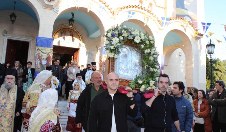 Λιτάνευση της εικόνας του Ευαγγελισμού της Θεοτόκου στο Ίλιον