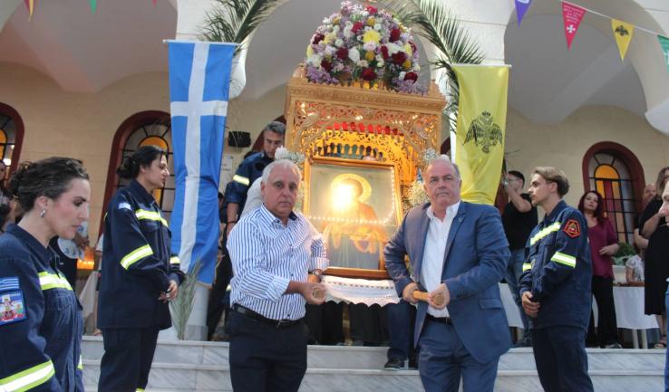 Λιτάνευση του Αγίου Παντελεήμονος στο Κρυονέρι
