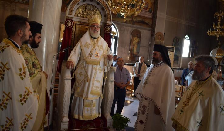 Πανηγυρική Θεία Λειτουργία κατά το προσκύνημα του Τιμίου Ξύλου
