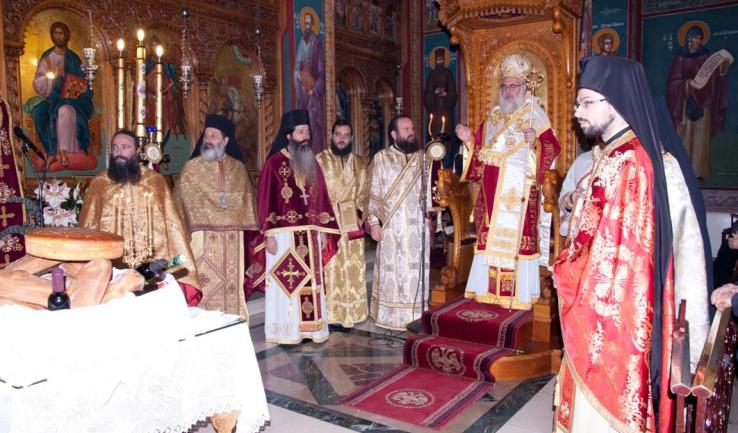 Θεία Λειτουργία στην Αγ. Αικατερίνη Ιλίου